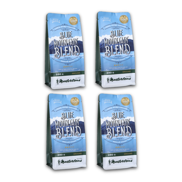 Mastertons Blue Mountain Coffee Blend, Filter Ground (4 x 250G)