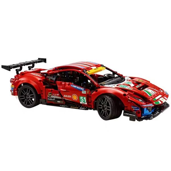 Constructa Ferrari 488 GTE Building Blocks -1677 Pieces -Not a Lego Product