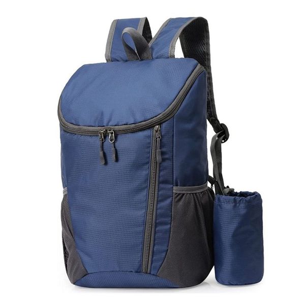 Camping Outdoor Portable Bag Hiking Daypack Water Proof - Blue