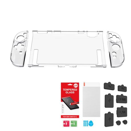 All-in-one Protective Case Compatible with Nintendo Switch 2,Tempered glass Image