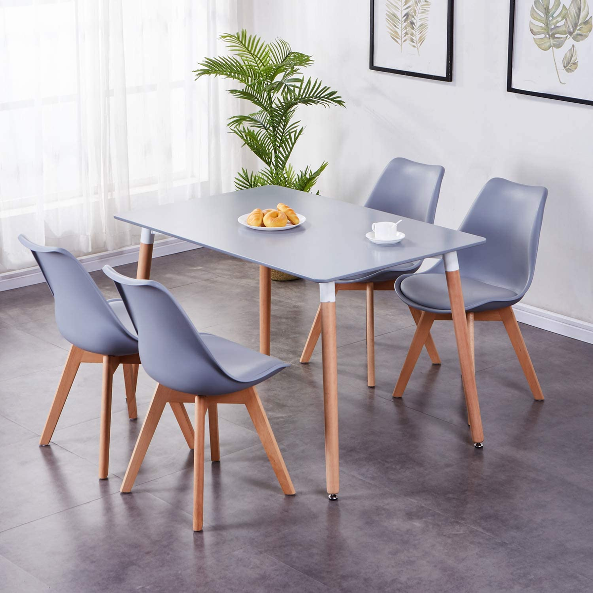 Dining Suite / Set - Dining Table with Four Padded Chairs | Shop