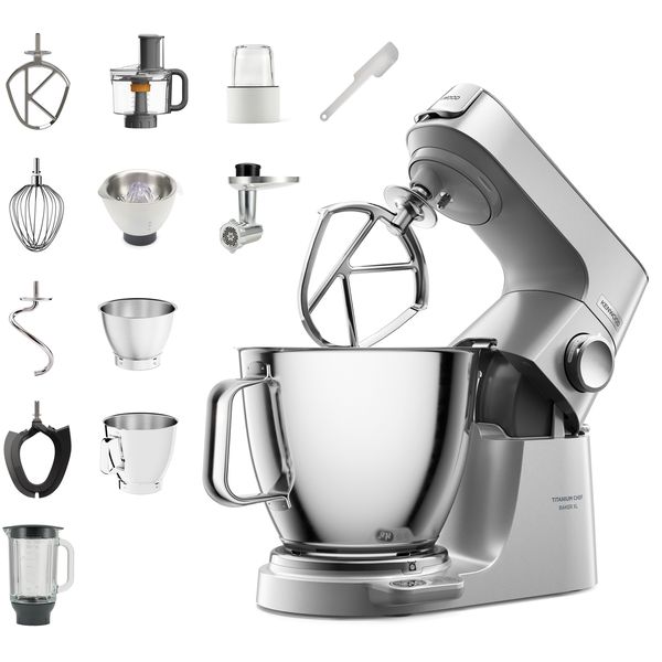 Kenwood - Chef Baker Titanium XL Mega Pack - KVL85.704SI