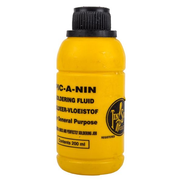 Pic-A-Nin - Soldering Fluid - General Purpose - 200ML - Balk Pack of 7