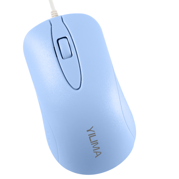 YILIMA - QS-101 - Universal Wired Mouse With Optical Precision - Pink