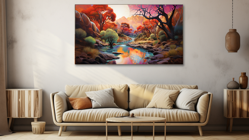 Canvas Wall Art - Abstract Oasis - HD0070