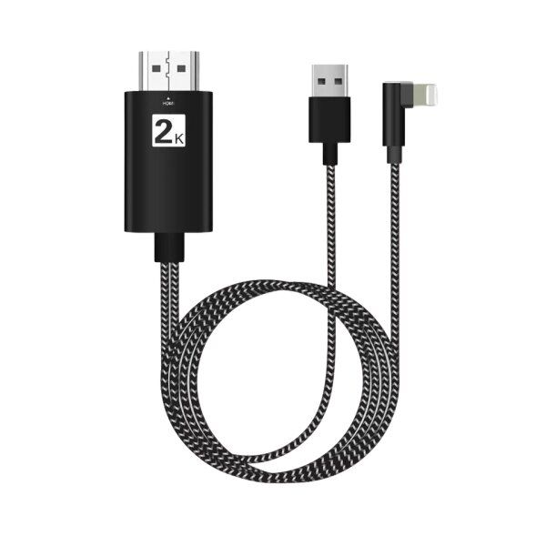 2K 8 Pin to HDMI Converter 1080P USB HDMI Cable