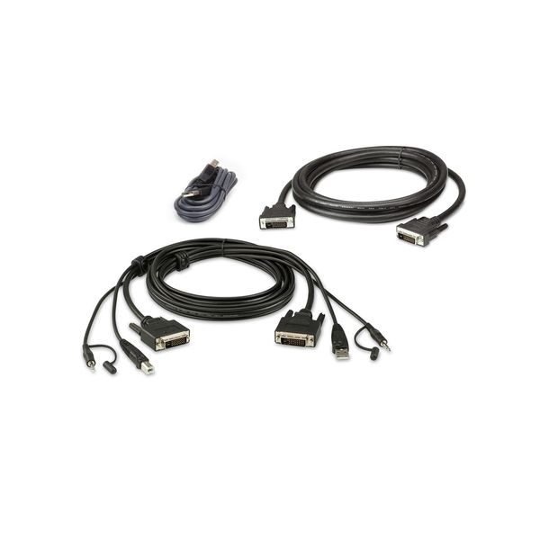 ATEN 1.8M USB DVI-D Dual Link Dual Display Secure KVM Cable Kit