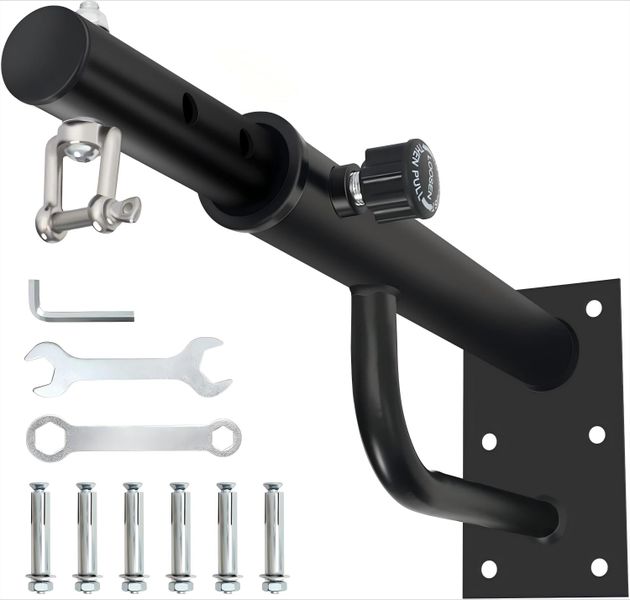 360 Telescopic Heavy Bag Hanger Wall Mount Boxing Bag Bracket for Home Gym