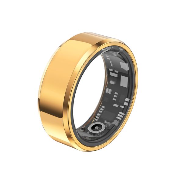 Gold Smart Ring - Health Tracker for Fitness &amp; Sleep