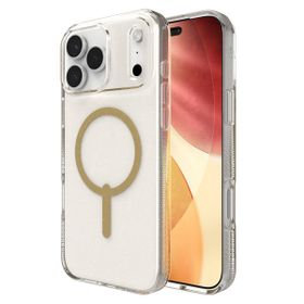 Zagg Milan Snap Glitter Gold Case Compatible with iPhone 17 Pro
