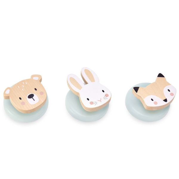 Tender Leaf Wooden Forest Hooks (3 Pieces)