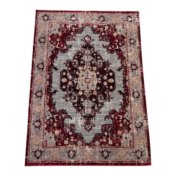 Persian Rich Red Floral Soft Carpet - 230 x 160 cm