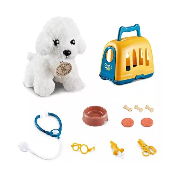 12 Piece Puppy Care Playset - White