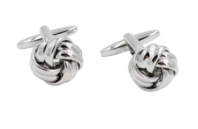 Silver Knot Cufflinks