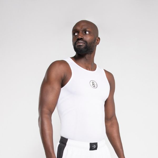 Tarmak Men's Slim Fit Basketball Base Layer Jersey Ut500 - NBA Brooklyn Nets