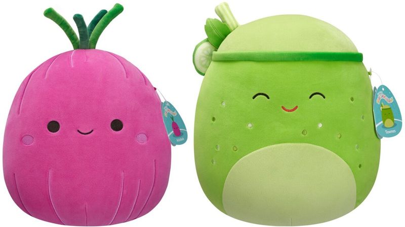 Squishmallows - Plush Red Onion and Green Juice - 12 Inch - 2 Pack