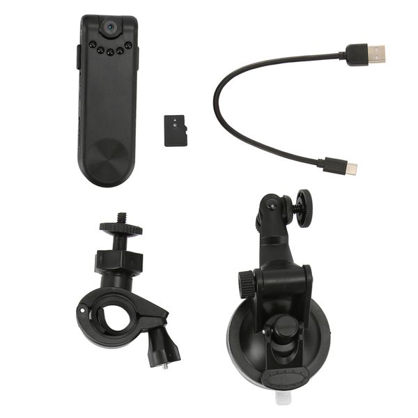Video Recorder 1080PNoise Reduction Night Vision Mini Camera No Memory Card