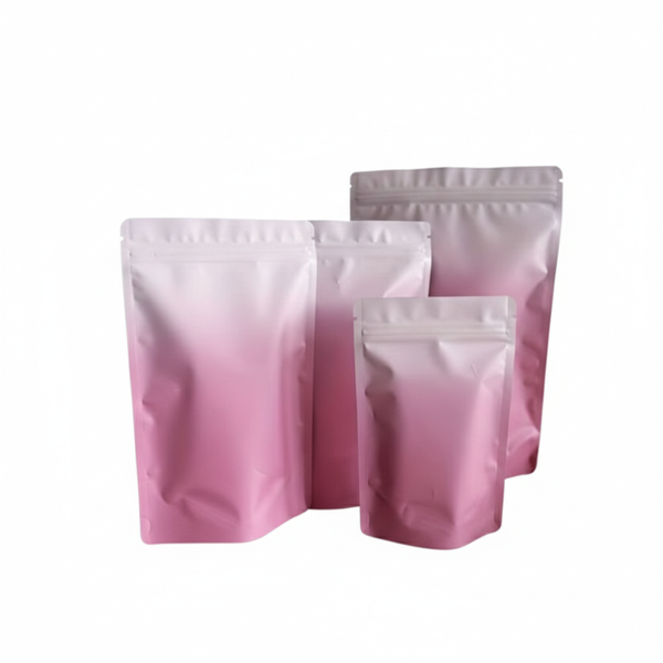 Reënboog Vibrant Pink Resealable Mylar Pouches - Set 25