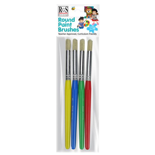 RGS Group Round Paintbrushes Set of 4- Medium