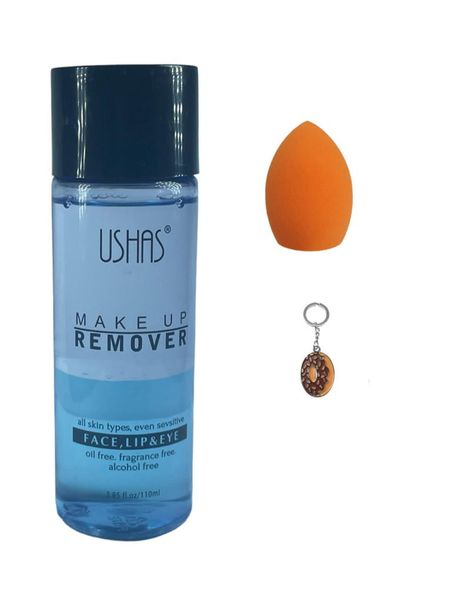 Usha's Make Up Remover, Make Up Blender &amp; Keyring