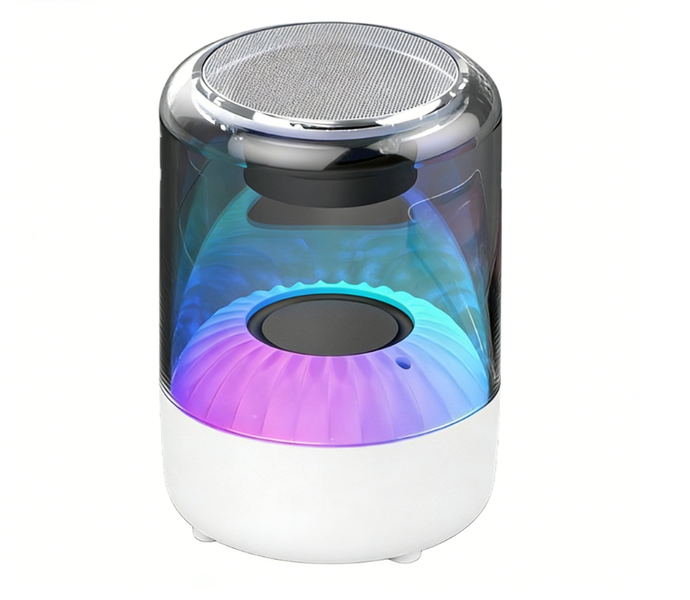Transparent Gradient RGB Atmosphere Lamp Bluetooth Speaker