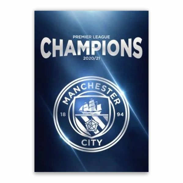 Premier League 2020-21 Champions Poster - A1