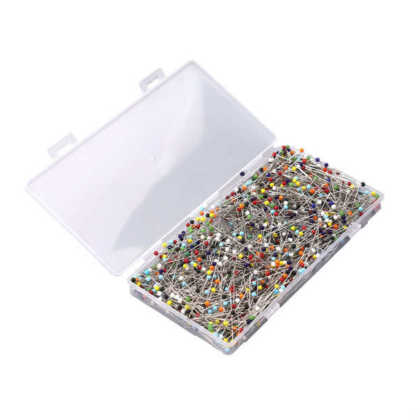 1000pcs Sewing Pins Straight Pin for Fabric, Quilting Pins Long 1.5inch for