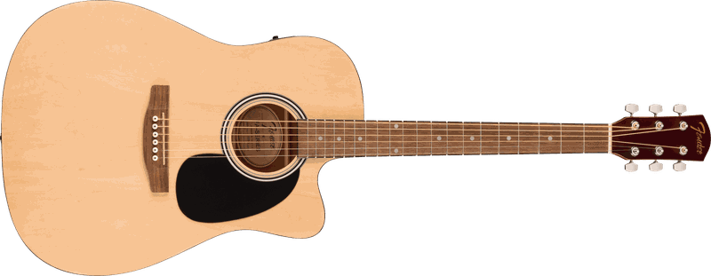 Fender FA-25CE Dreadnought Acoustic Guitar - Walnut Fingerboard - Natural