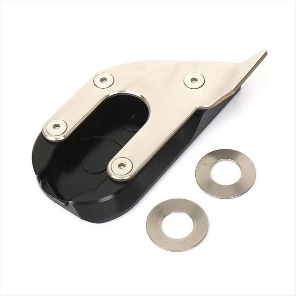 Motorcycle Foot Side Stand Base Extension for Black Compatible with Bmw