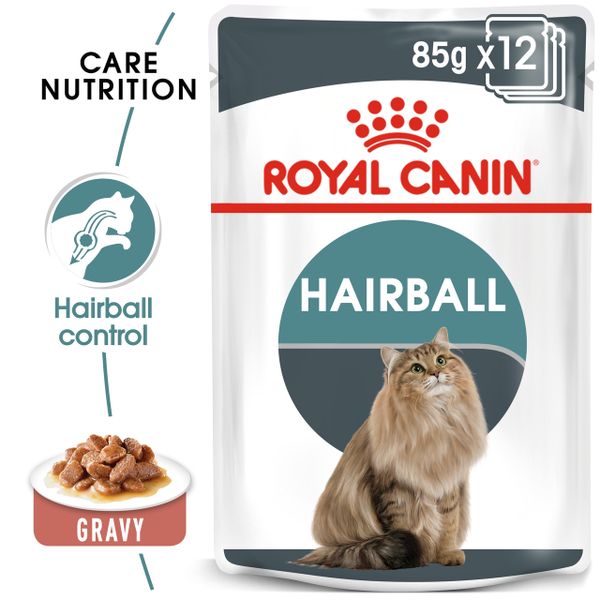 Royal Canin Hairball Care Pouches - 12 x 85g