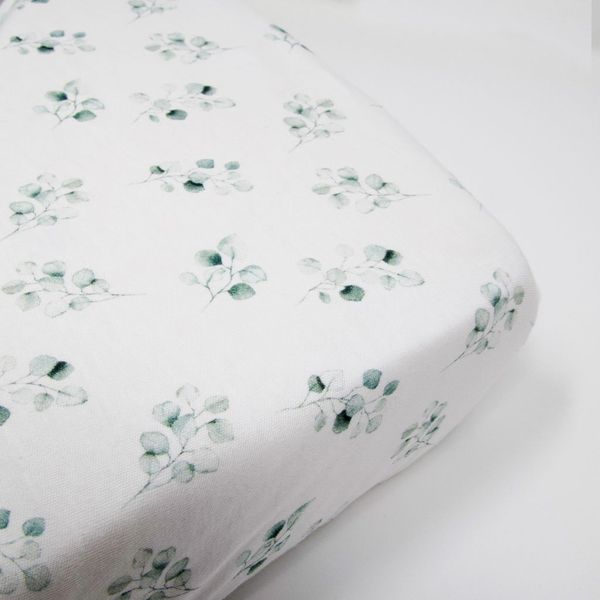Moegs &amp; Me. - Eucalyptus Cot Fitted Sheet -60x120cm