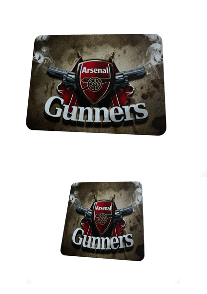 Arsenal Gunners - Mouse Pad And Coaster Set