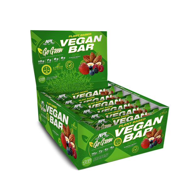 Vegan Protein Bar Almond Berry 16 x 45g Bars