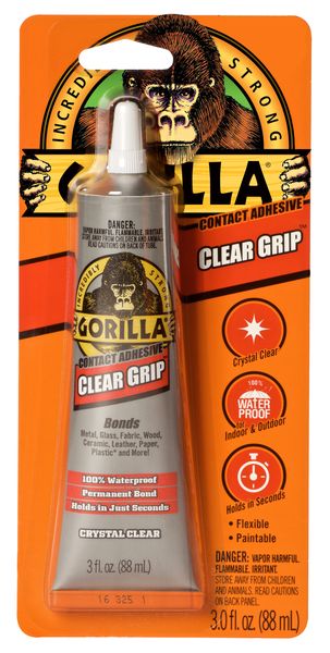 Gorilla Clear Grip Contact Adhesive 88ml