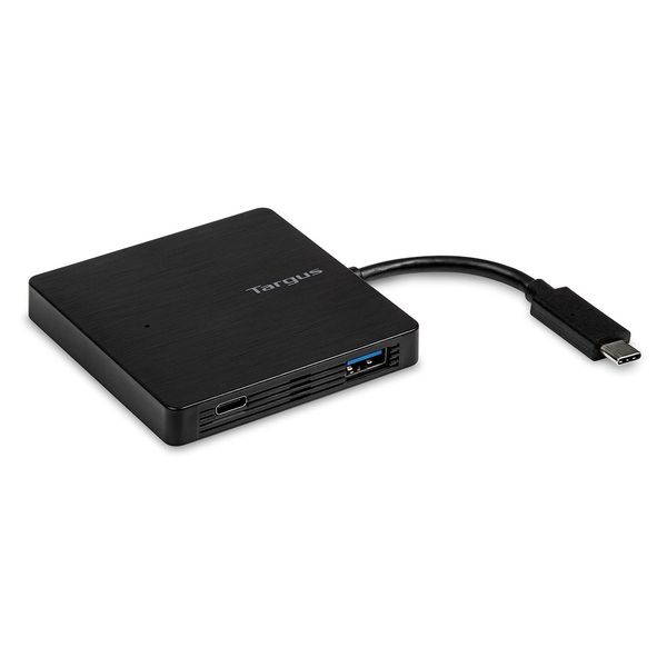 Targus USB-C Hub To 3 x USB-A and 1x USB-C Power Delivery Pass Through, Black