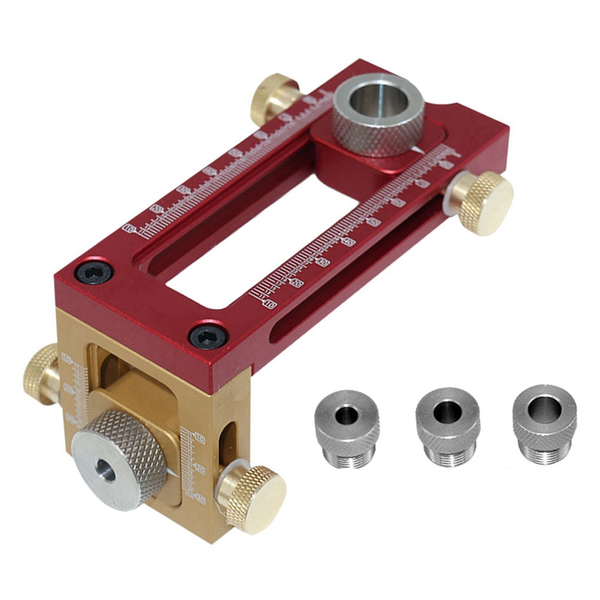 2 in 1 Drill Guide Doweling Jig Bed Cabinet Screw Compatible with None