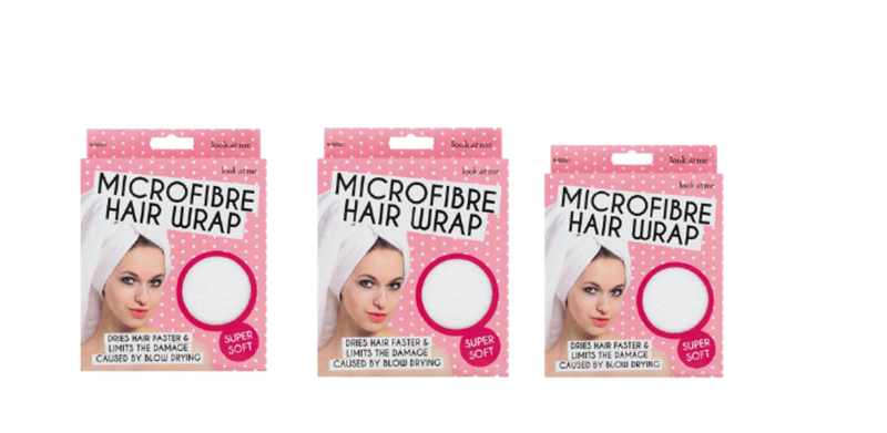 Lunae 3 x Microfibre Hair Wrap Towel