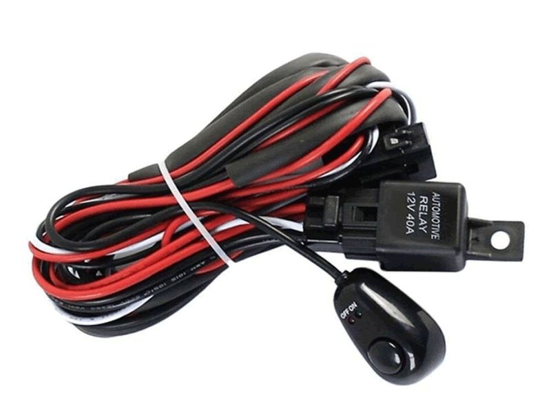 40A 12V Wiring Harness Switch Kit For LED Fog Light