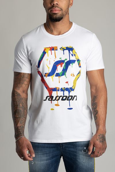 Logo T Shirt With Round Neck And Short Sleeves
