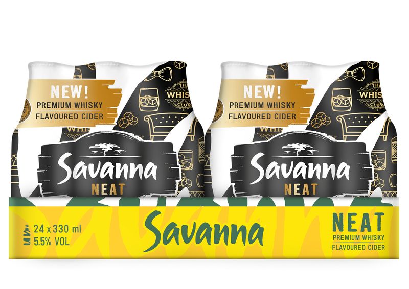 Savanna Neat 24x330ml