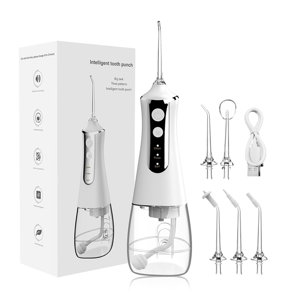 Water Dental Flosser Cordless Portable Flosser Rechargeable