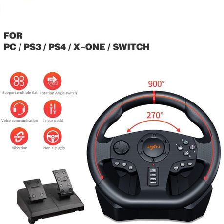 Xbox Steering Wheel, PXN V900 270/900° PC Gaming Racing Wheels for