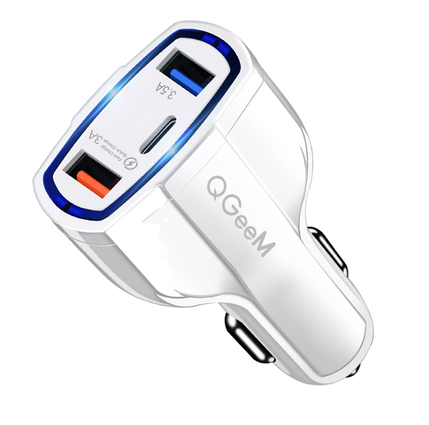 QGeeM dual usb Car Charger
