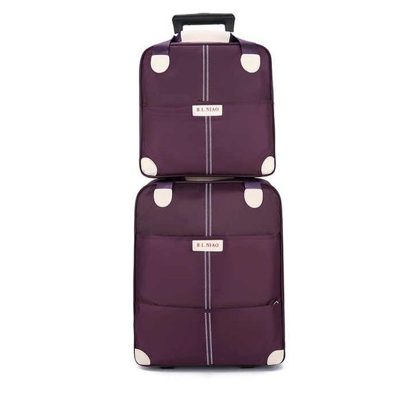 Lightweight Softside Expandable Rolling Travel Bag Set