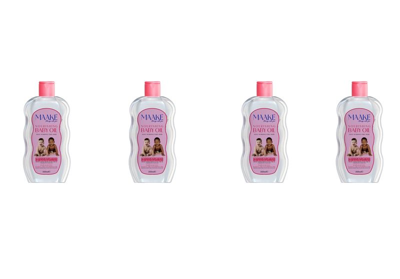 MAAKE Nourishing Baby Oil 500ml Bottle Pack of 4