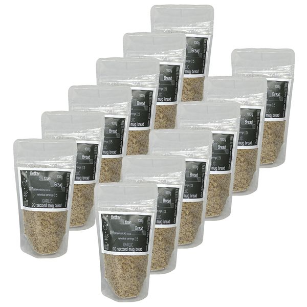 BULK 12 units of Better Than Bread - GARLIC 90 Second Mug Bread