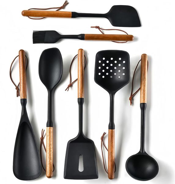 7 Kitchen Utensil Set Exquisite Silicone Cooking Utensils