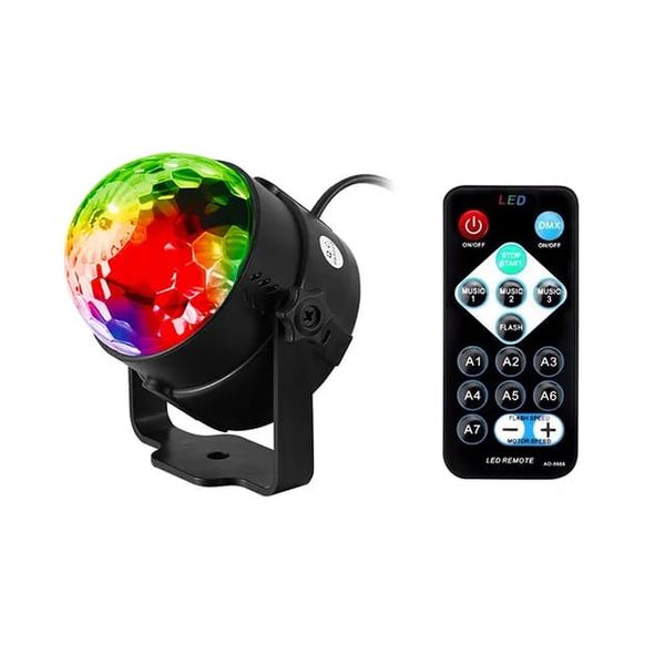 RGB DJ Club Disco Party Magic Ball Crystal Effect Stage Lighting