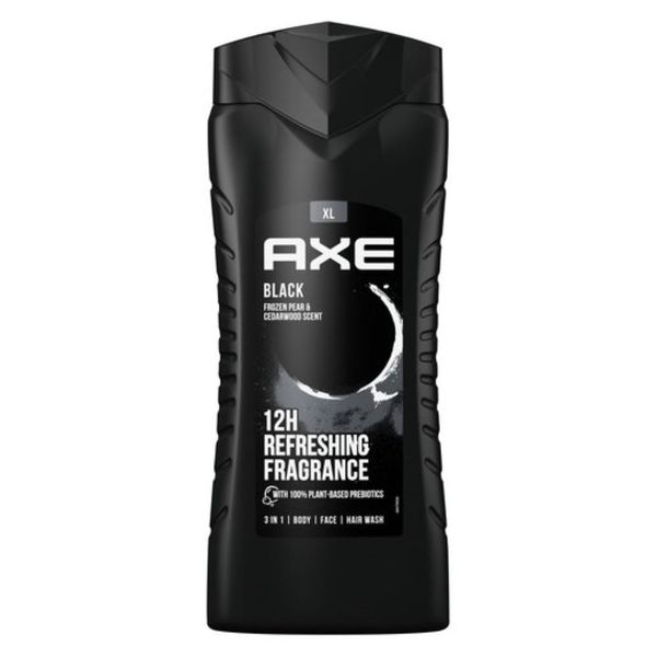 Axe Men's Body Wash Black with Bergamot, Rosemary and Cedarwood 400ml