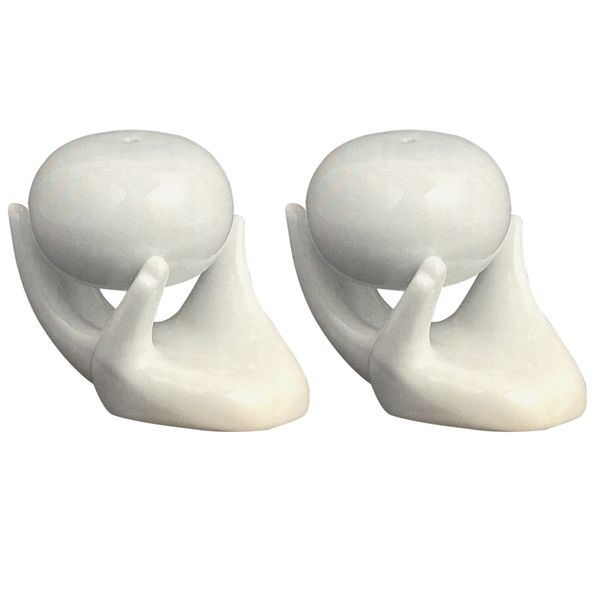 Set of 2 - Mini High Quality Fine Porcelain Salt and Pepper Shaker